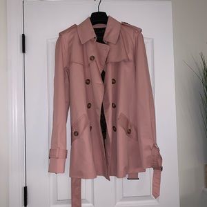 Pink Trench Coat